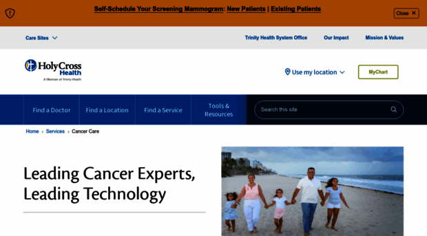 holycrosscancer.com