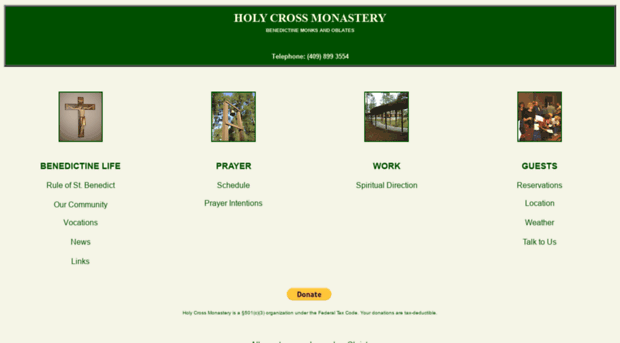 holycrossmonks.org