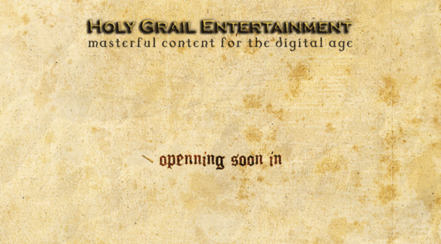 holygrail-entertainment.com