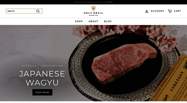 holygrailsteak.com