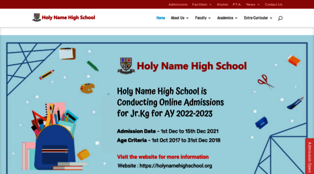 holynamehighschool.org