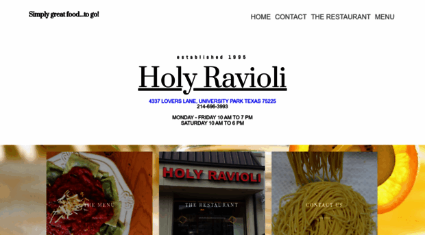 holyravioli.com