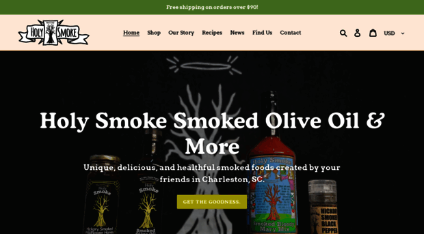 holysmokeoliveoil.com