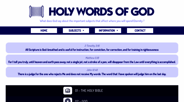 holywordsofgod.com