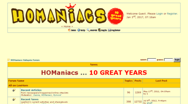 homaniacs.suddenlaunch.com