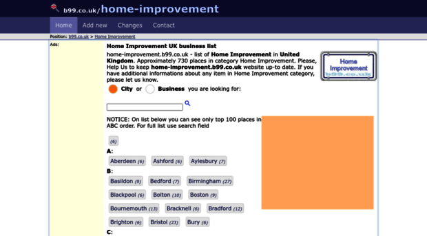 home-improvement.b99.co.uk