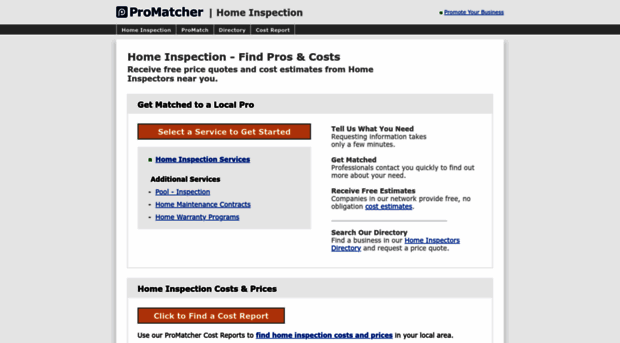 home-inspectors.promatcher.com