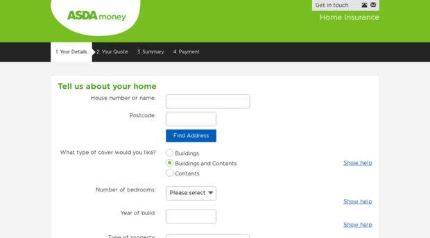 home-insurance.asda.com