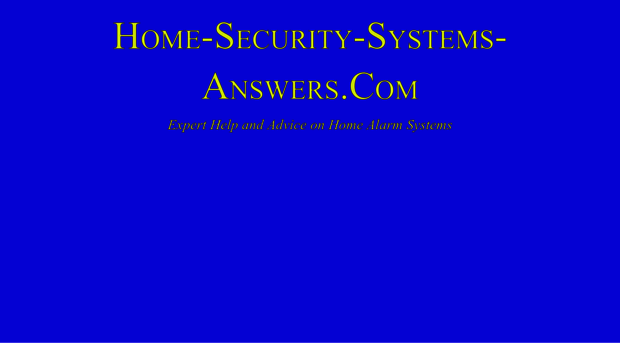 home-security-systems-answers.com