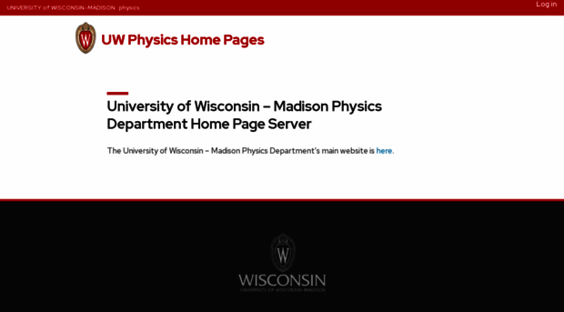 home.physics.wisc.edu