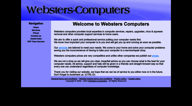 home.websters-computers.com