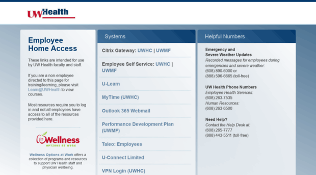 homeaccess.uwhealth.org