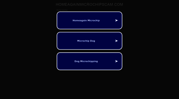 homeagainmicrochipscam.com