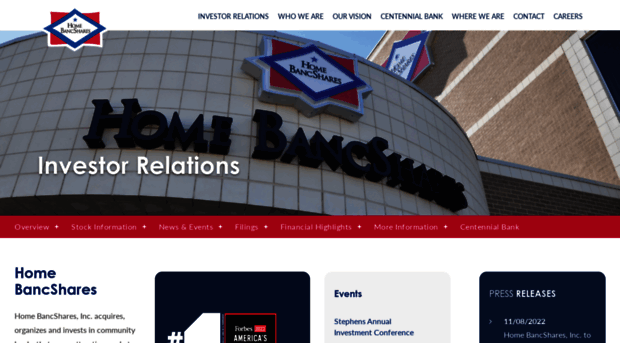 homebancshares.com