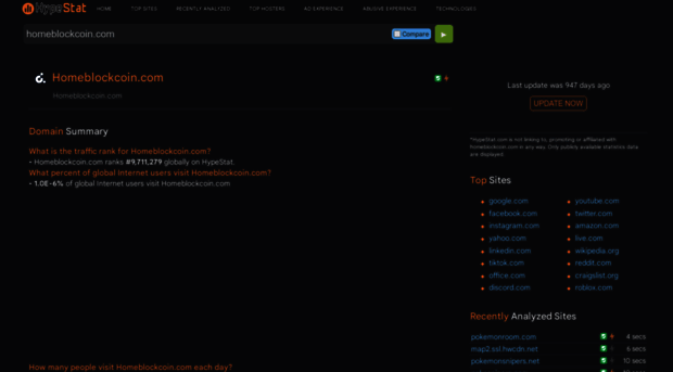 homeblockcoin.com.hypestat.com
