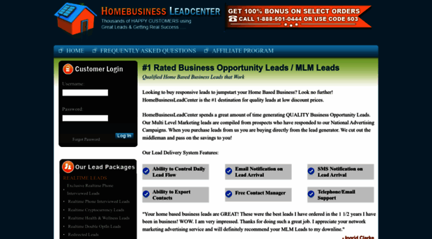 homebusinessleadcenter.com