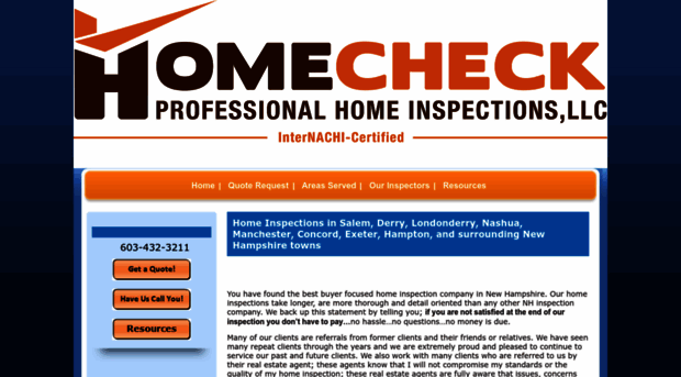 homecheckhomeinspections.com