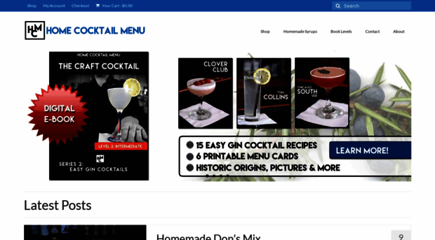 homecocktailmenu.com