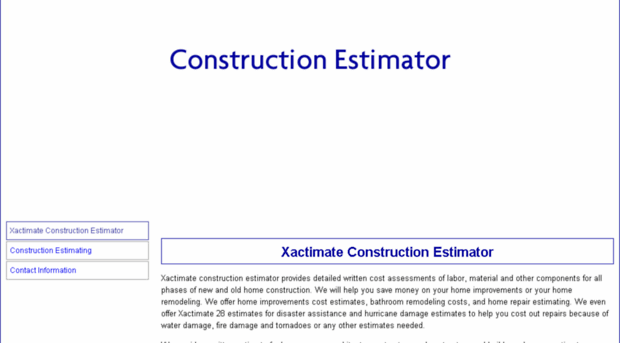 homeconstructionestimator.com