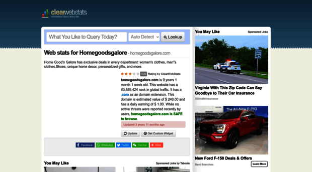 homegoodsgalore.com.clearwebstats.com