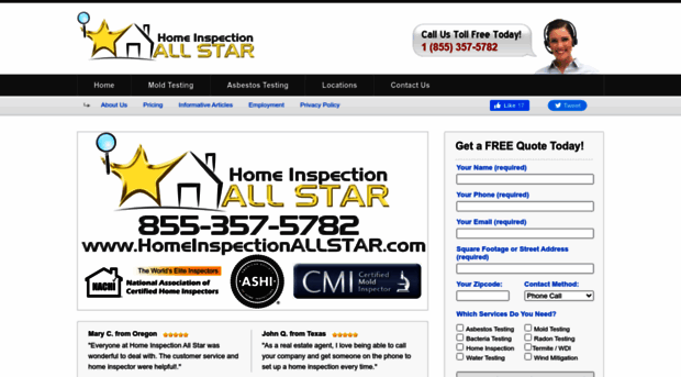 homeinspectionallstar.com