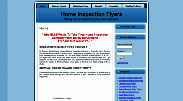 homeinspectionflyers.com