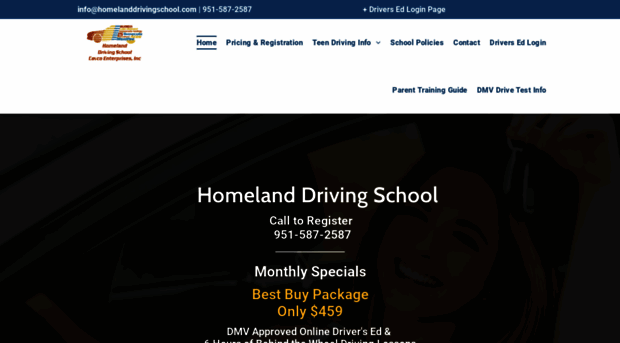 homelanddrivingschool.com