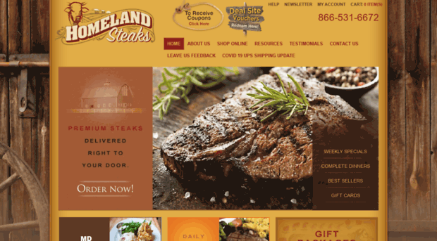 homelandsteaks.com