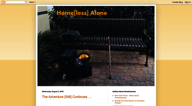 homelessalone.blogspot.com