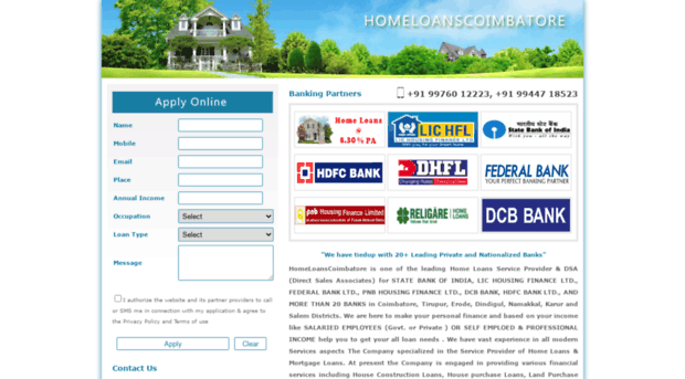 homeloanscoimbatore.co.in