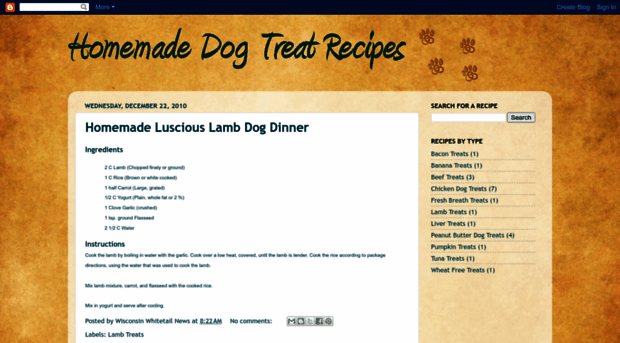 homemadedogtreatrecipes.blogspot.com