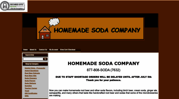 homemadesodacompany.com