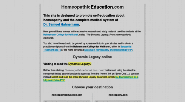 homeopathiceducation.com