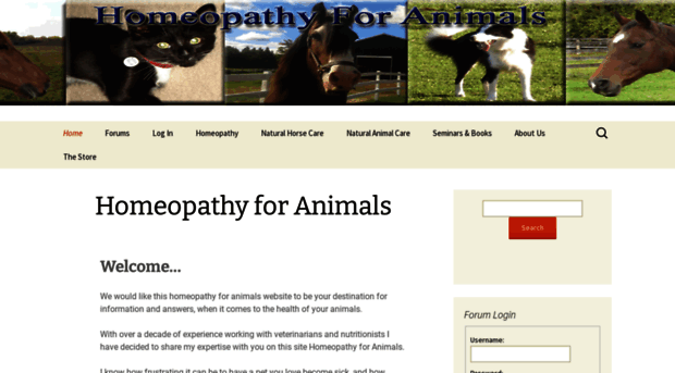 homeopathyforanimals.com