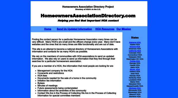 homeownersassociationdirectory.com