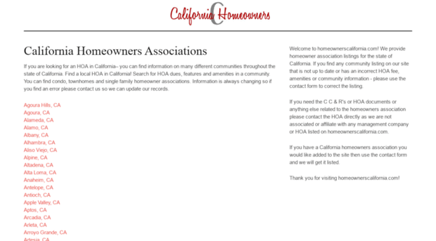 homeownerscalifornia.com