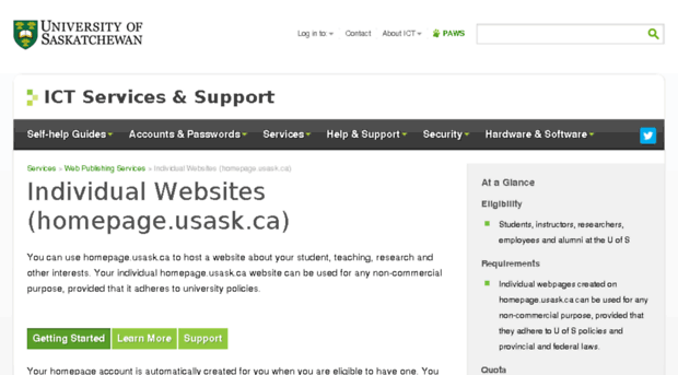 homepage.usask.ca