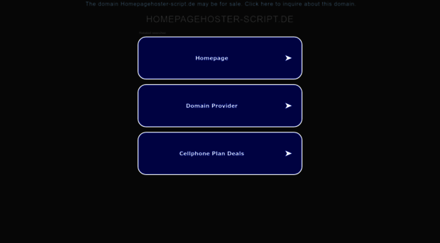 homepagehoster-script.de