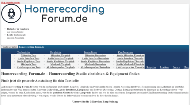 homerecording-forum.de