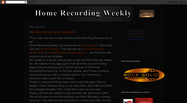 homerecordingweekly.blogspot.com