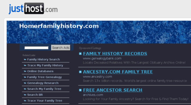 homerfamilyhistory.com