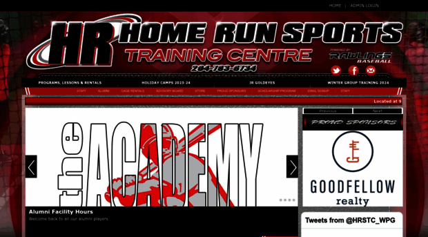 homerunsportstrainingcentre.com