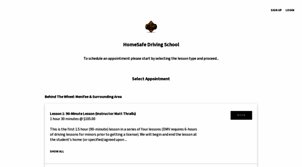 homesafedrivingschool.acuityscheduling.com