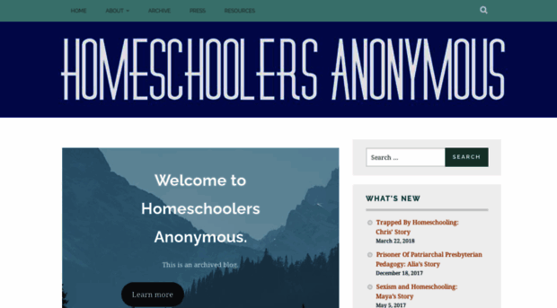 homeschoolersanonymous.net