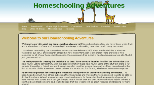 homeschoolingadventures.webs.com
