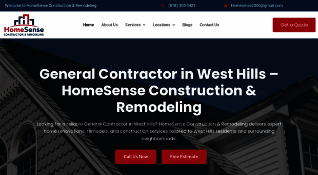 homesenseconstruction.com