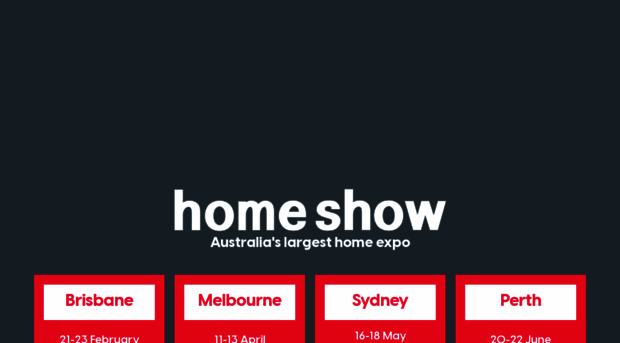 homeshows.com.au