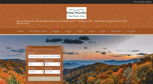 homesinthesmokymtns.com