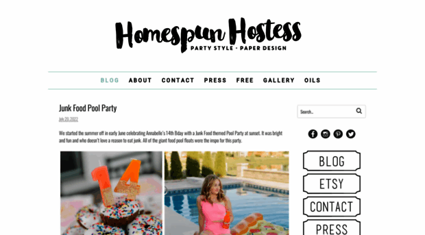 homespunhostess.com