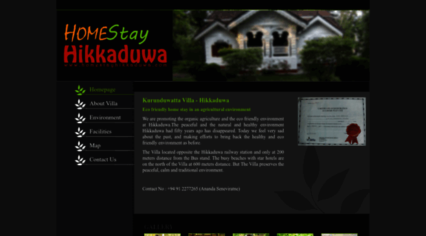 homestayhikkaduwa.com